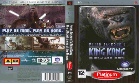 Игра Peter Jackson's King Kong The Official Game of the Movie PLATINUM, Sony PSP, 178-26, Баград.рф